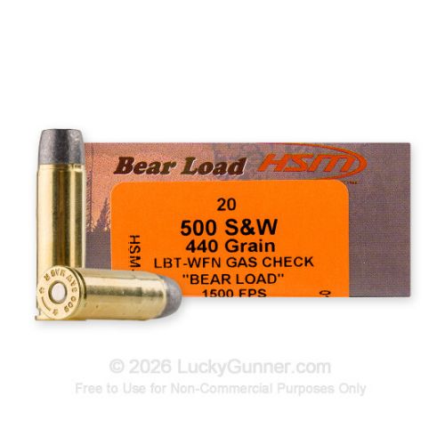 HSM BEAR 500 SW MAG 440GR WFN
