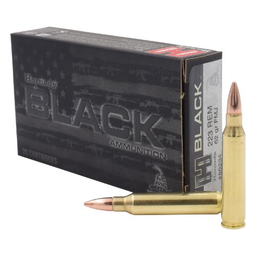 HORNADY BLACK 223 REM  62GR