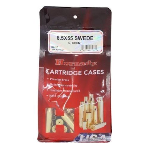HORNADY UNPRIMED CASES 6.5X55