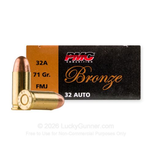 PMC 32 ACP 71GR FMJ
