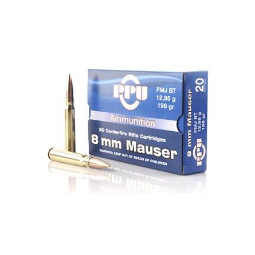 PPU 8MM MAUSER 198GR FMJ