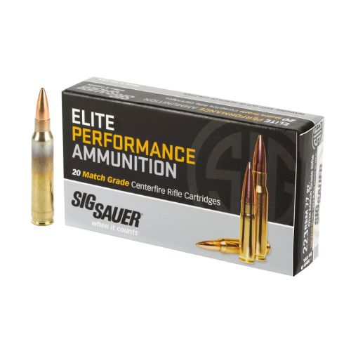 SIG AMMO 223 REM 77GR OPEN TIP