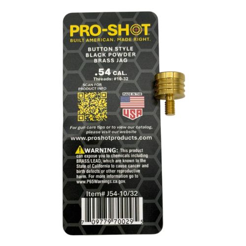 PRO SHOT BLACK POWDER JAG