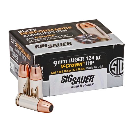 SIG AMMO 9MM 124GR ELITE