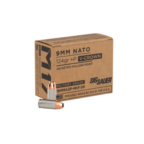 SIG AMMO 9MM 124GR +P ELITE
