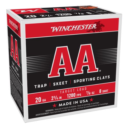 WINCHESTER AA 20GA 2.75" 7/8OZ