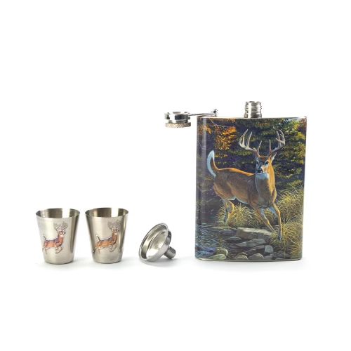 RIVERS EDGE POCKET FLASK WITH