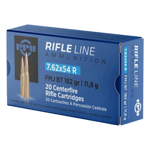 PPU 7.62X54R 182GR FMJ