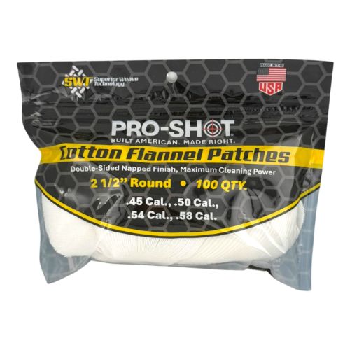 PRO SHOT CLEANING PATCH COTTON
