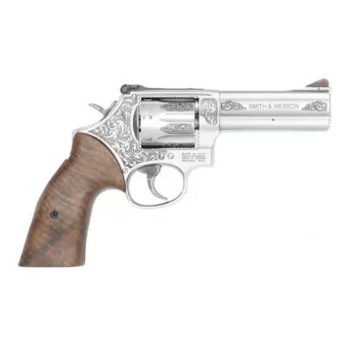 S&W 686PLUS ENGRAVED 4.13" 357