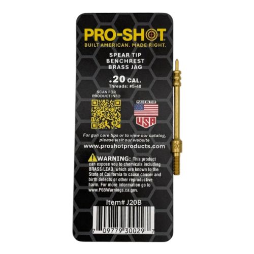 PRO SHOT BRASS JAG W/SPEAR TIP