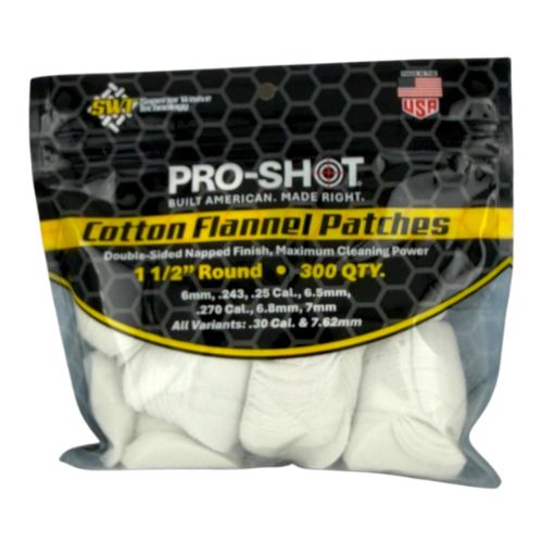 PRO SHOT CLEANING PATCH COTTON