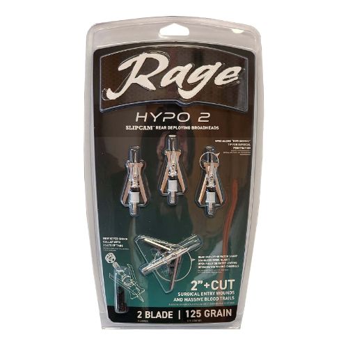 RAGE BROADHEAD HYPO 2 SERIES