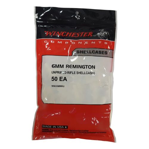 WINCHESTER UNPRIMED CASES 6MM