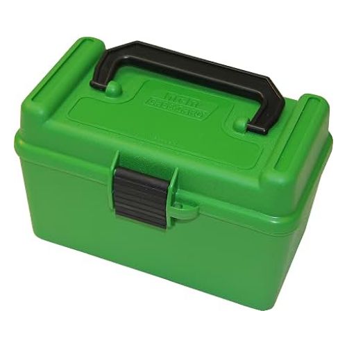MTM DELUXE AMMO BOX 50-ROUNDS