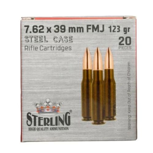 STERLING STEEL CASE 7.62X39