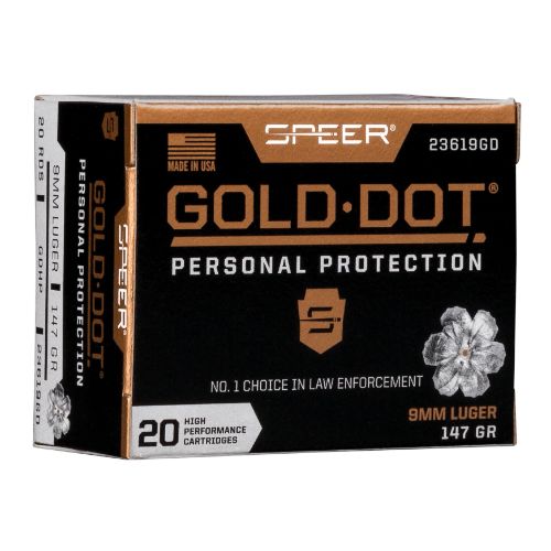 SPEER GOLD DOT 9MM LUGER