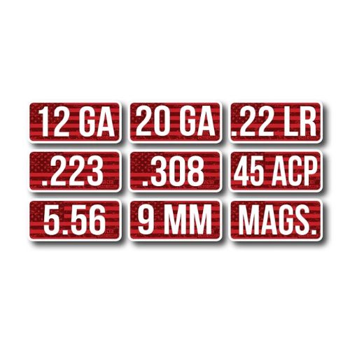 MTM AMMO CALIBER LABELS 5.56