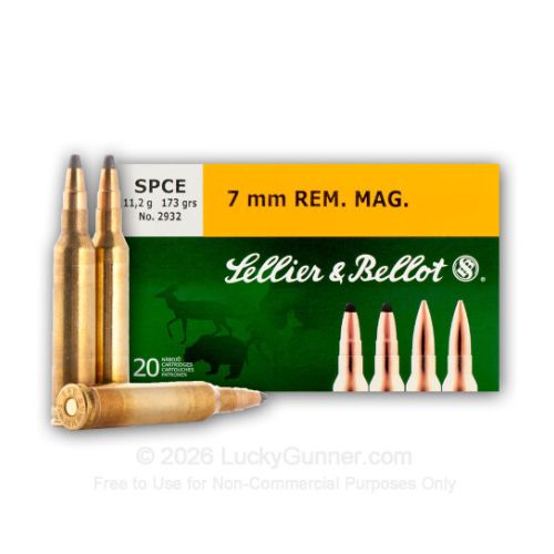 S&B 7MM REM MAG 173GR SOFT