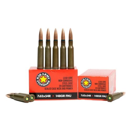 RED ARMY 7.62X54R 148GR FMJ