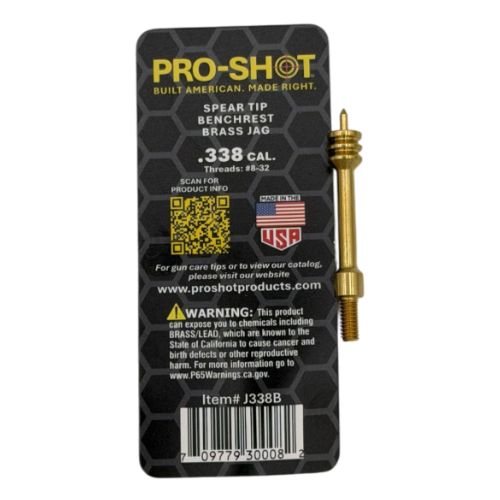 PRO SHOT BRASS JAG W/SPEAR TIP