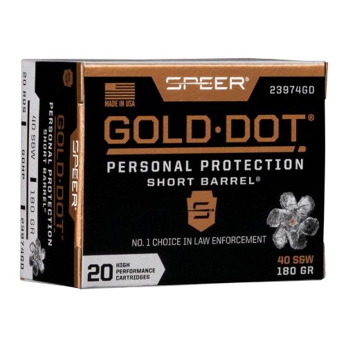 SPEER GOLD DOT 40 SW 180GR