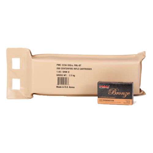 PMC 223 REM 55GR FMJ-BT