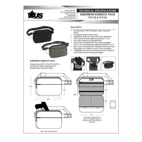 US PEACEKEEPER SIDEKICK PACK