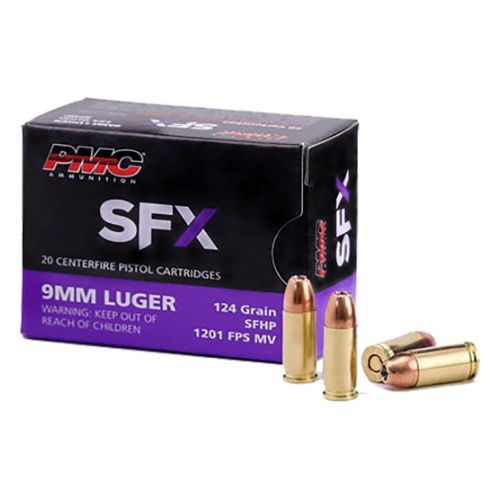 PMC 9MM LUGER 124GR SFX HP