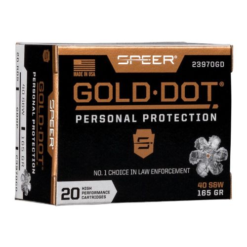 SPEER GOLD DOT 40 SW 165GR