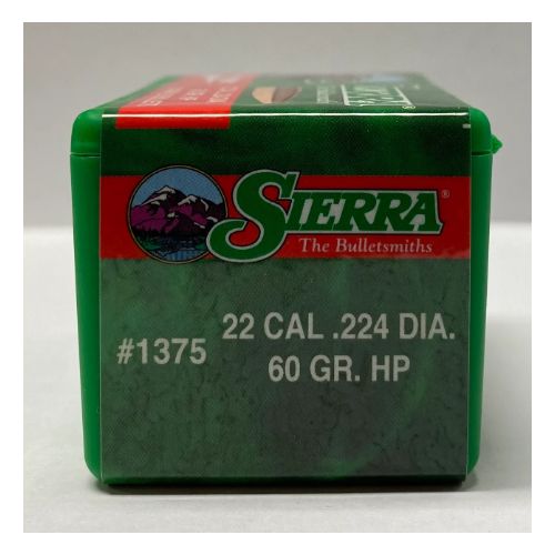 SIERRA BULLETS .22CAL .224