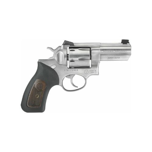 RUGER GP100 10MM 3" SS FIBER