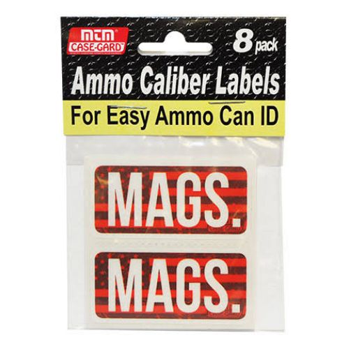 MTM AMMO CALIBER LABELS MAGS