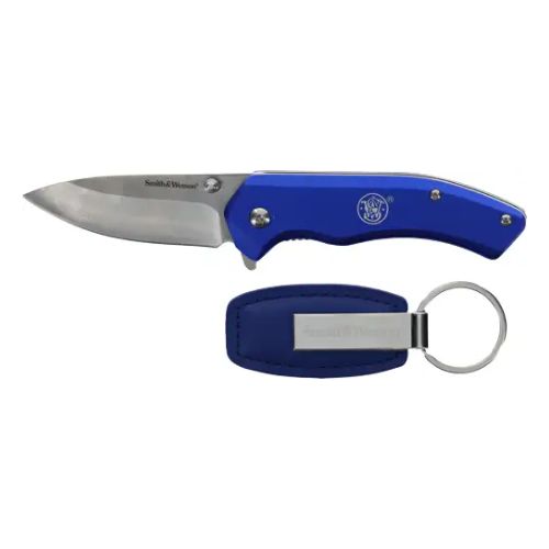 S&W KNIFE FOLDER WITH KEYCHAIN