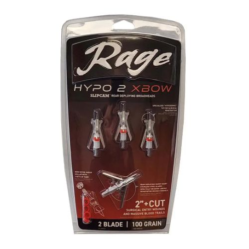 RAGE BROADHEAD HYPO 2 XBOW