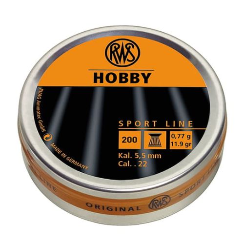 RWS PELLETS 22 HOBBY 11.9GR