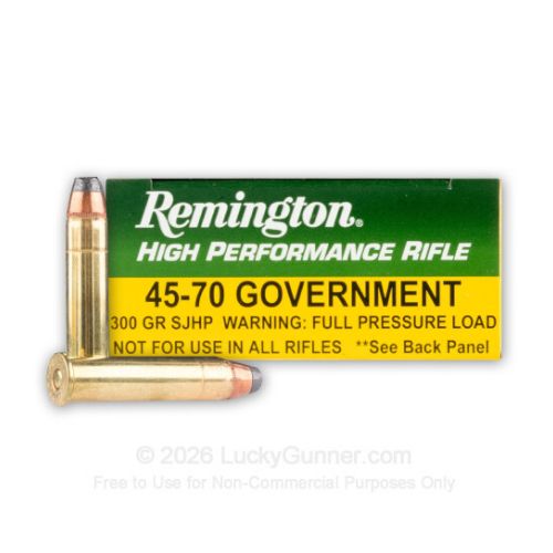 REMINGTON 45-70 GOV 300GR SJHP