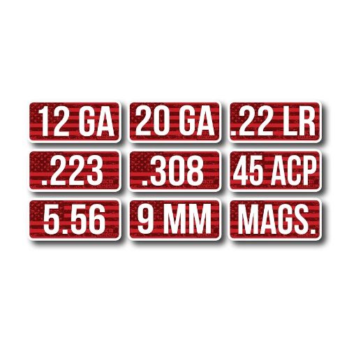 MTM AMMO CALIBER LABELS 12GA