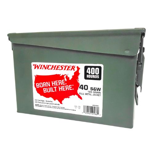 WINCHESTER USA 40 SW 165GR FMJ