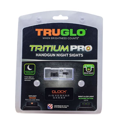 TRUGLO SIGHT SET FOR GLOCK LOW