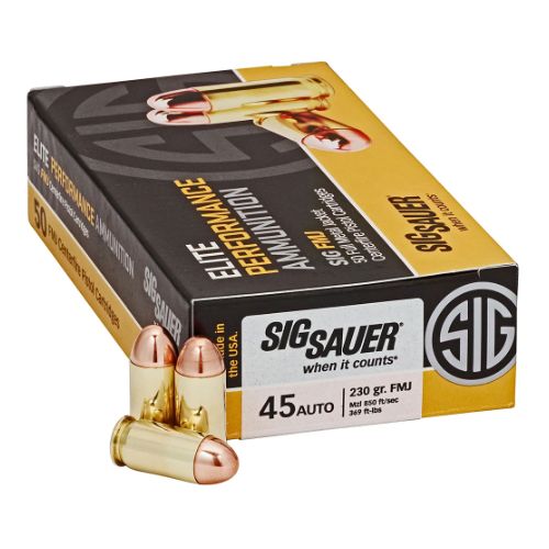 SIG AMMO 45ACP 230GR FMJ 50RD