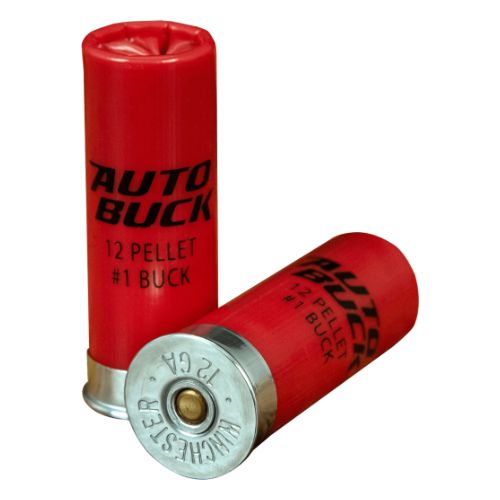 WINCHESTER AUTOBUCK 12GA 2.75" 1 BUCK 12 PELLETS 5RD 50BX/CS