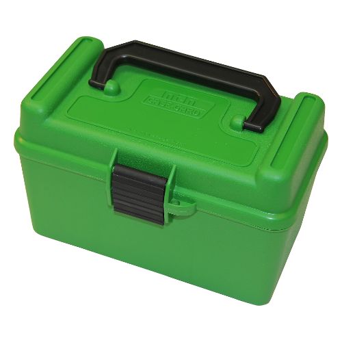 MTM DELUXE AMMO BOX 50-ROUNDS