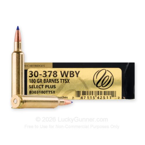 WEATHERBY AMMO 30-378 WBY