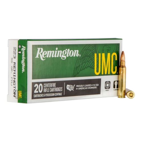 REMINGTON UMC 223 REM 55GR FMJ