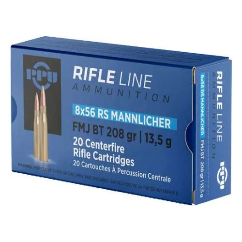 PPU 8X56R MANNLICHER 208GR FMJ