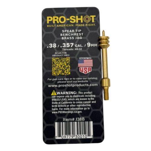 PRO SHOT BRASS JAG W/SPEAR TIP