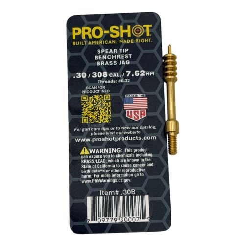 PRO SHOT BRASS JAG W/SPEAR TIP