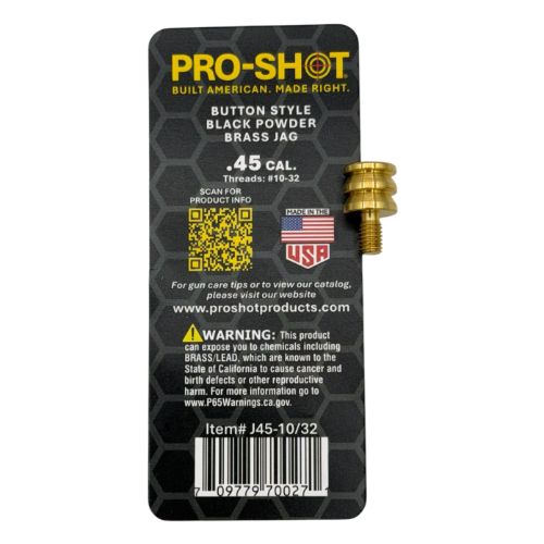PRO SHOT BLACK POWDER JAG