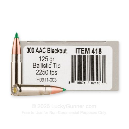 UNDERWOOD 300 AAC 125GR BT